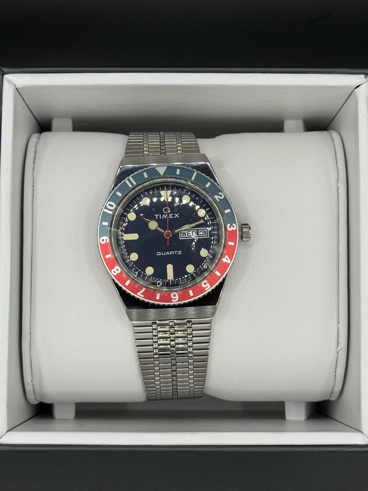 ***BRAND NEW*** Timex Q Reissue Pepsi Bracelet w/ Box