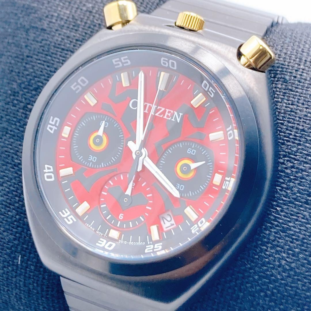 Citizen Record Label Tsuno Chrono Star Wars Darth Maul AN3668-55W Watch