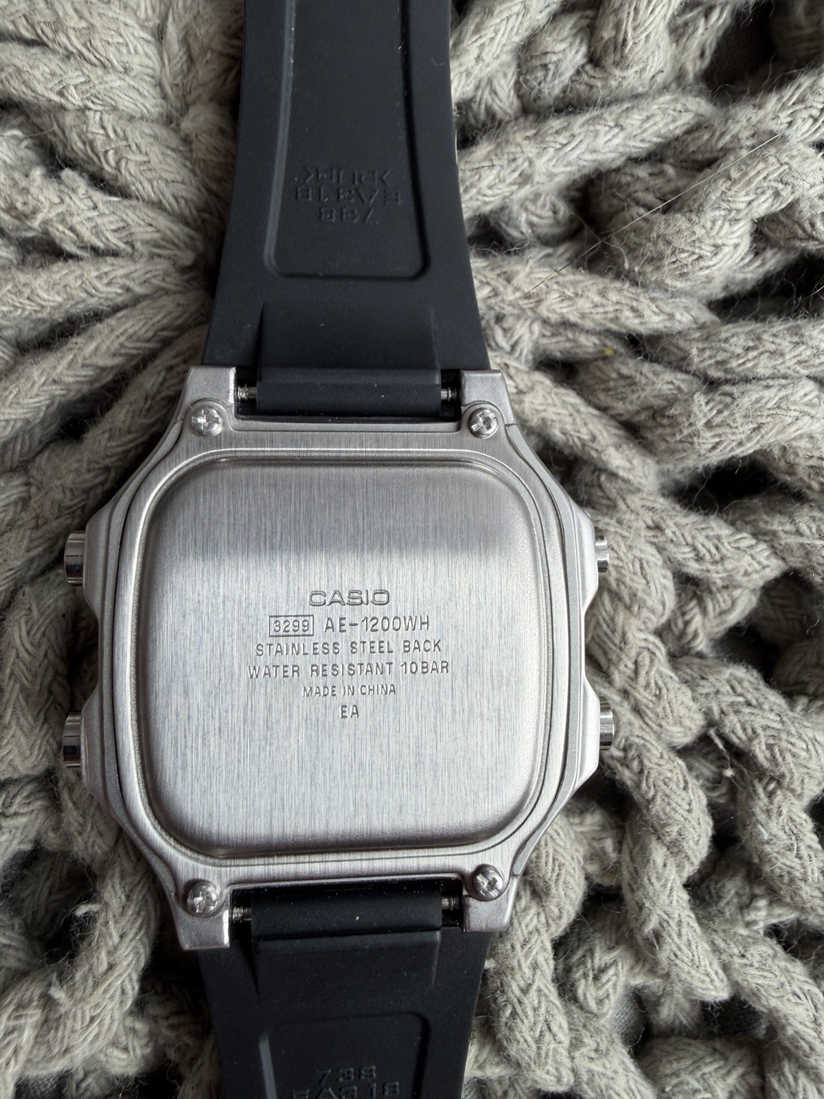 Casio AE-1200WH Casio Royale Custom Mod Stainless Steel Case Mineral Crystal