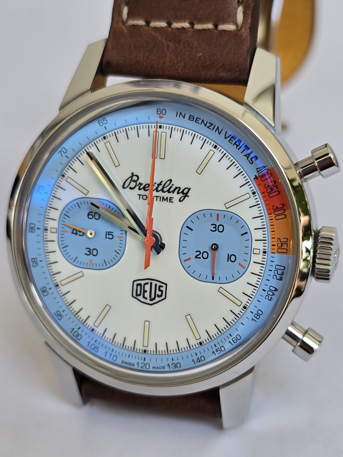 Breitling Top Time Deus, Exceptional Condition with Manufacturer Warranty