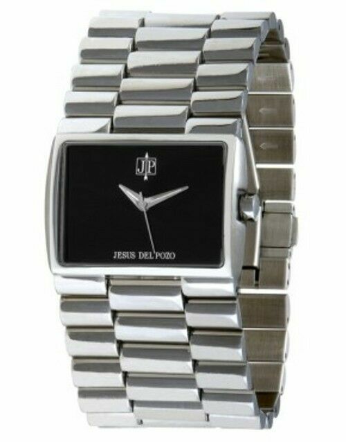 Watch for woman Jesus del Pozo all stainless steel push button deployant clasp