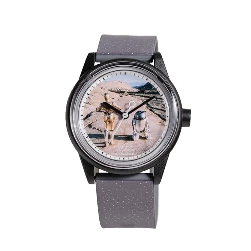 Citizen Q&Q SmileSolar R01A-519VK Star Wars R2-D2 C-3PO Solar Watch Japan New