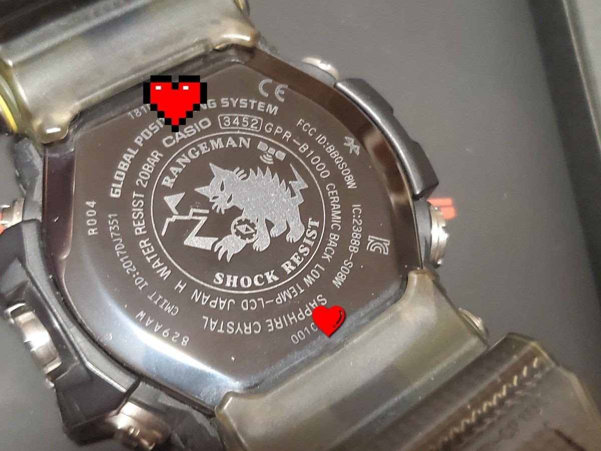 [B1P] CASIO G SHOCK Rangeman GPR B1000 GPS Navigation Solar Watch [m8k]