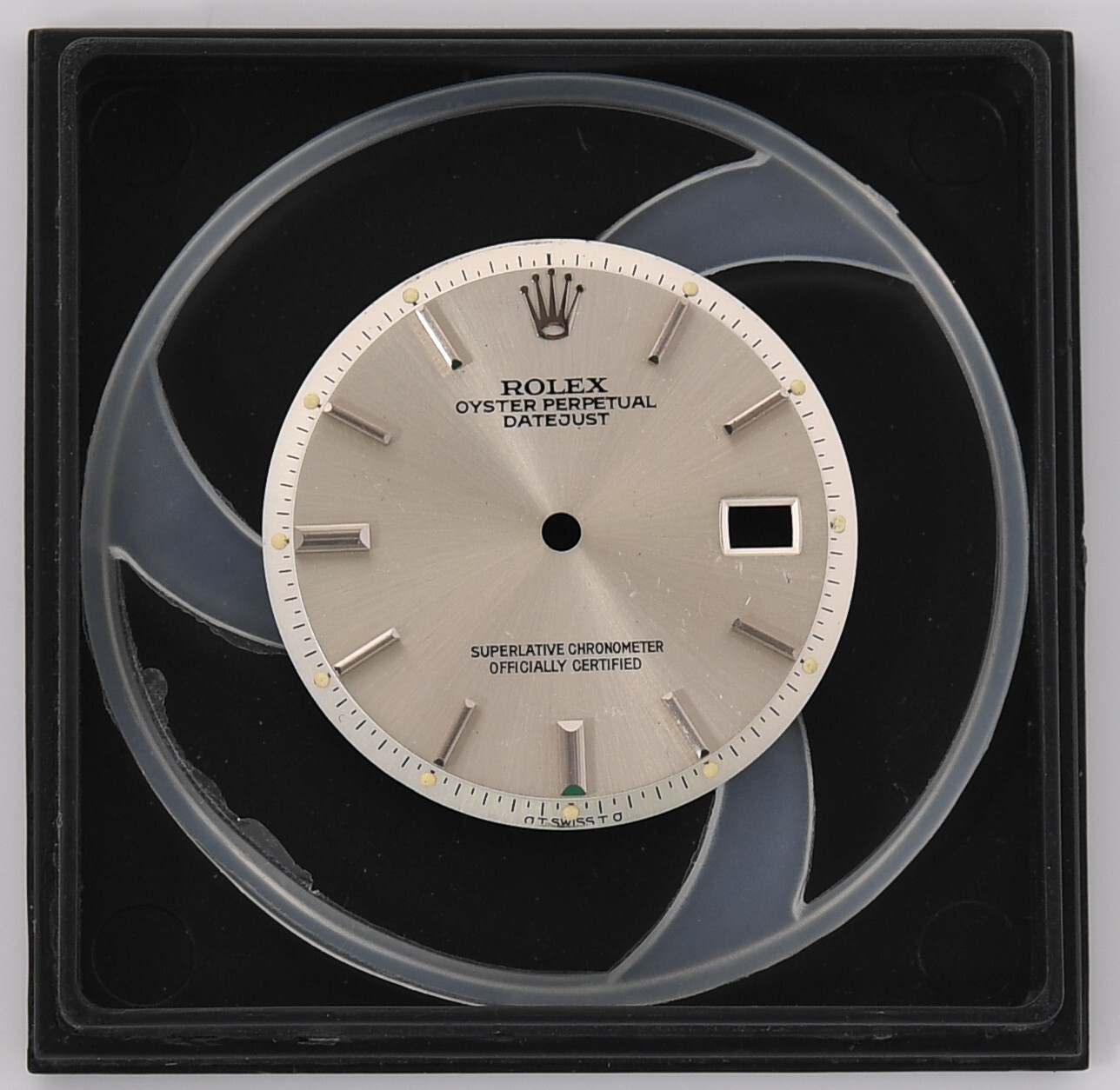 Genuine Rolex Datejust Silver Pie Pan Dial 1600 1601 1603 Sigma Dial(6)