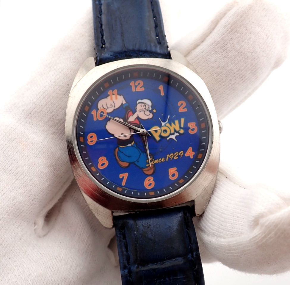 POPEYE THE SAILOR, 75th Anniversary SR6268SW RARE, MENS CHARACTER WATCH 61
