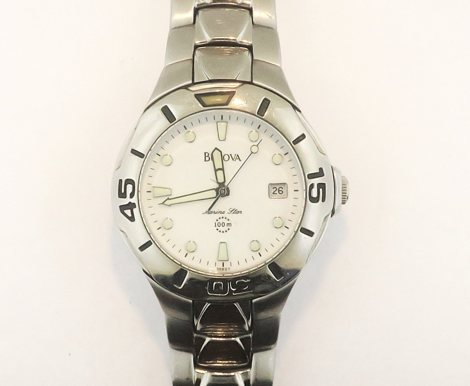 BULOVA MARINE STAR QUARTZ WATCH – 36mm