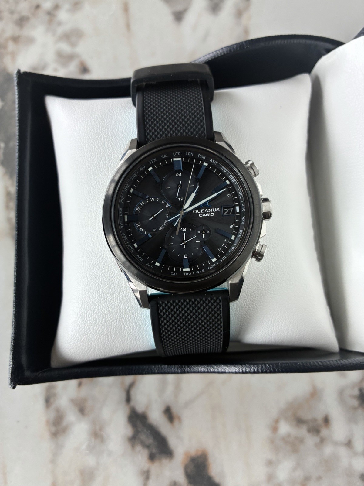 Casio Oceanus OCW-T4000A-1AJF Bluetooth Tough Solar Titanium Box Papers