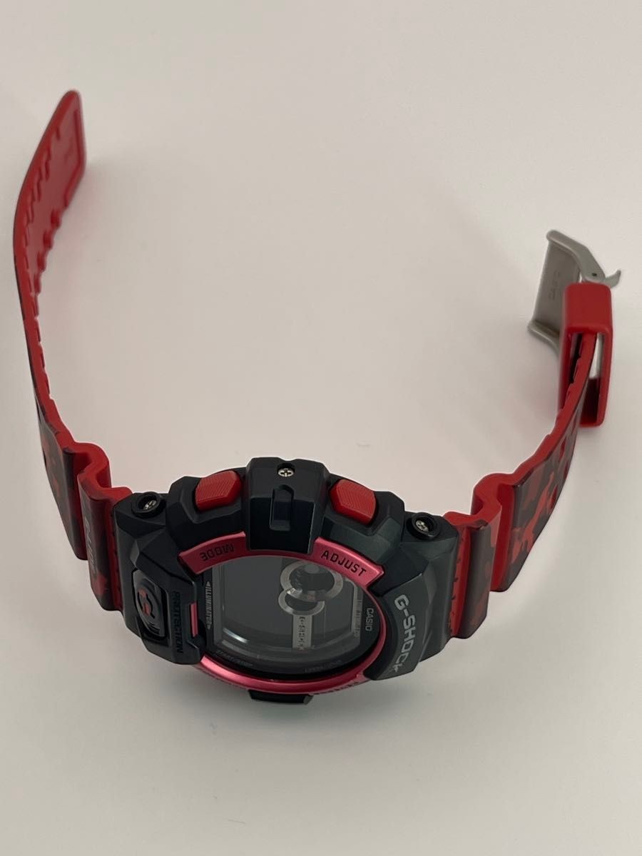 Excellent Condition G SHOCK GLS 8900CM 4JF G LIDE Red Camouflage