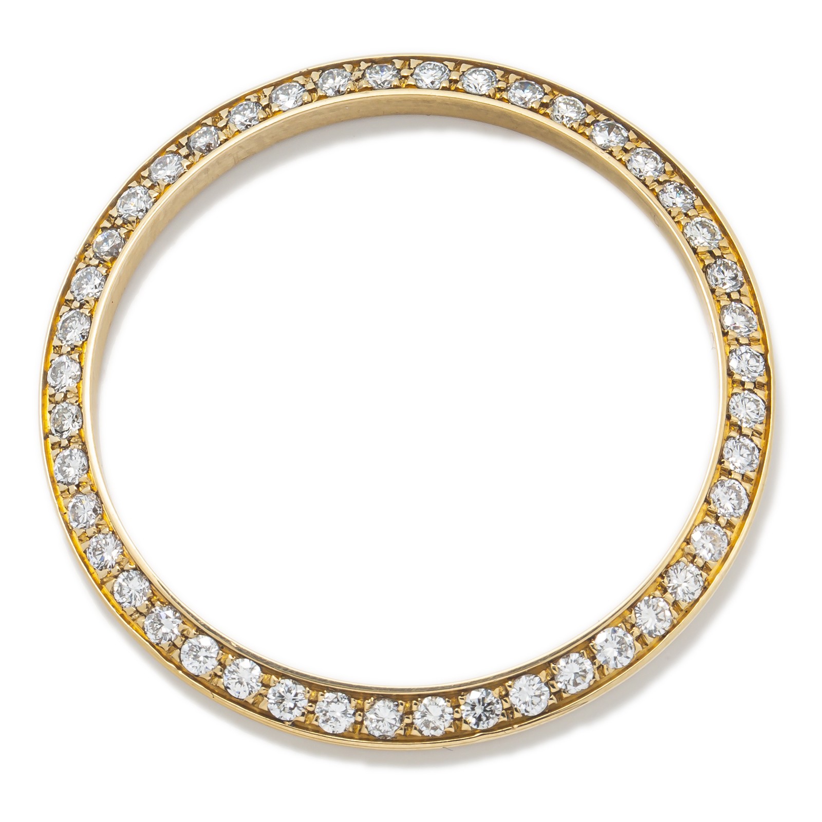 Rolex Datejust YG Aftermarket Diamond Bezel 16233 18038 16203 1600 1603 34.4mm