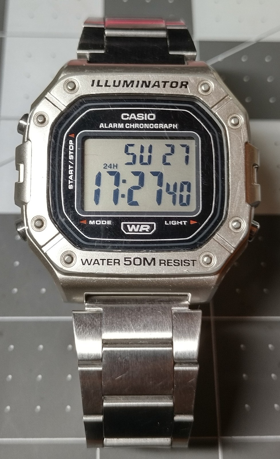 Casio W-218HD-1AV, 20cm bracelet