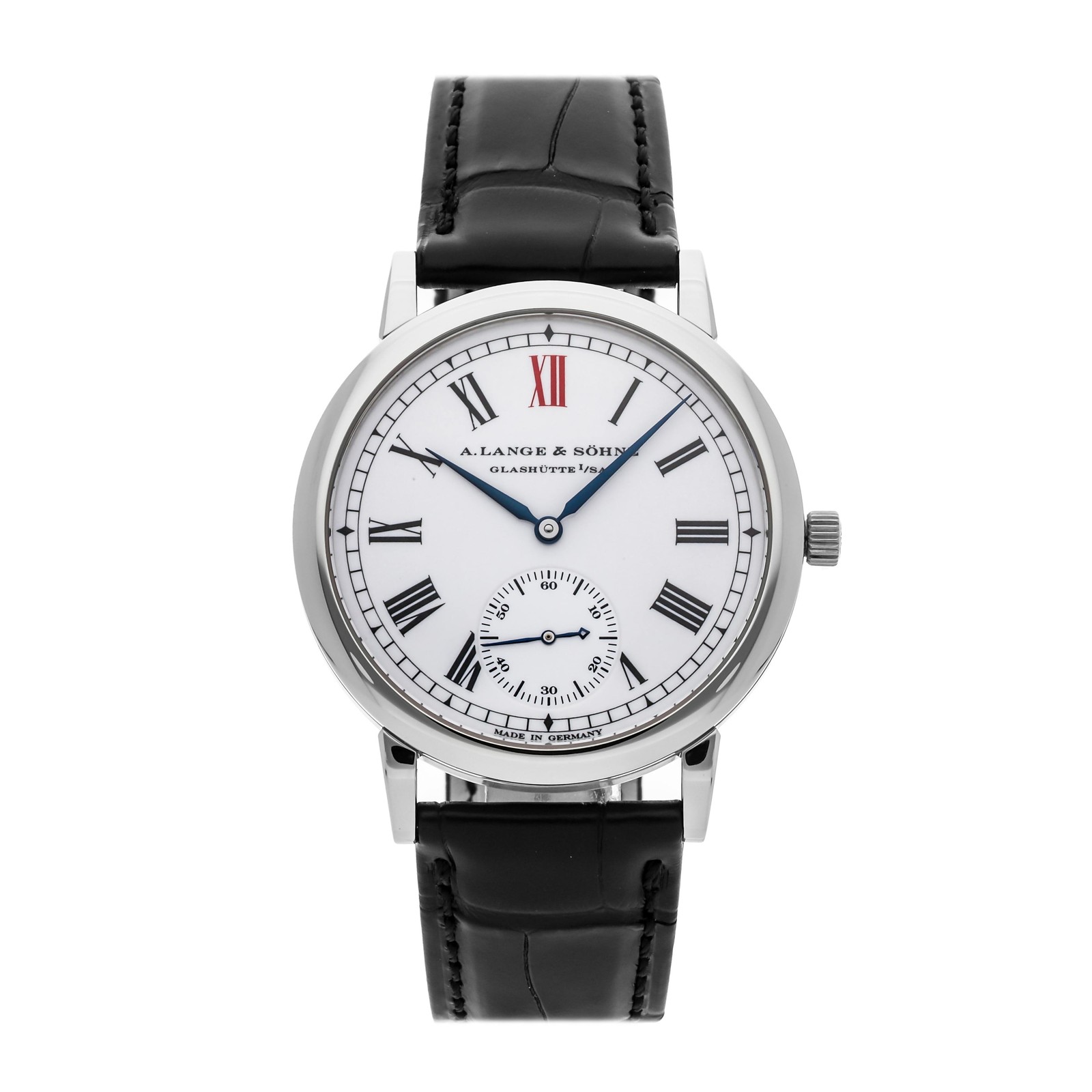 A. Lange & Sohne Aniversary Langematik Platinum Auto 37mm White Dial 302.025