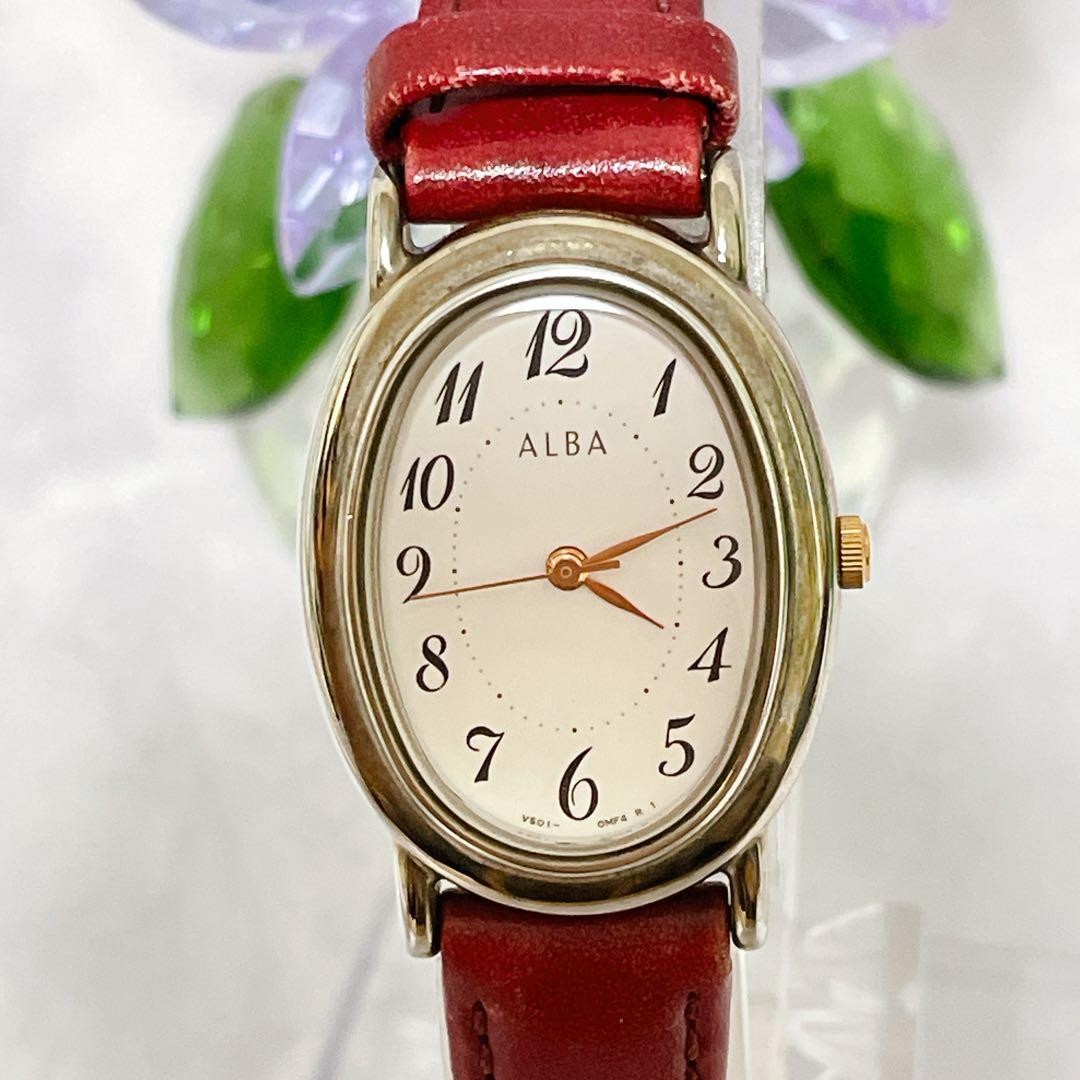 • [Working Condition] SEIKO Alba Oval Watch, New Battery Replaced