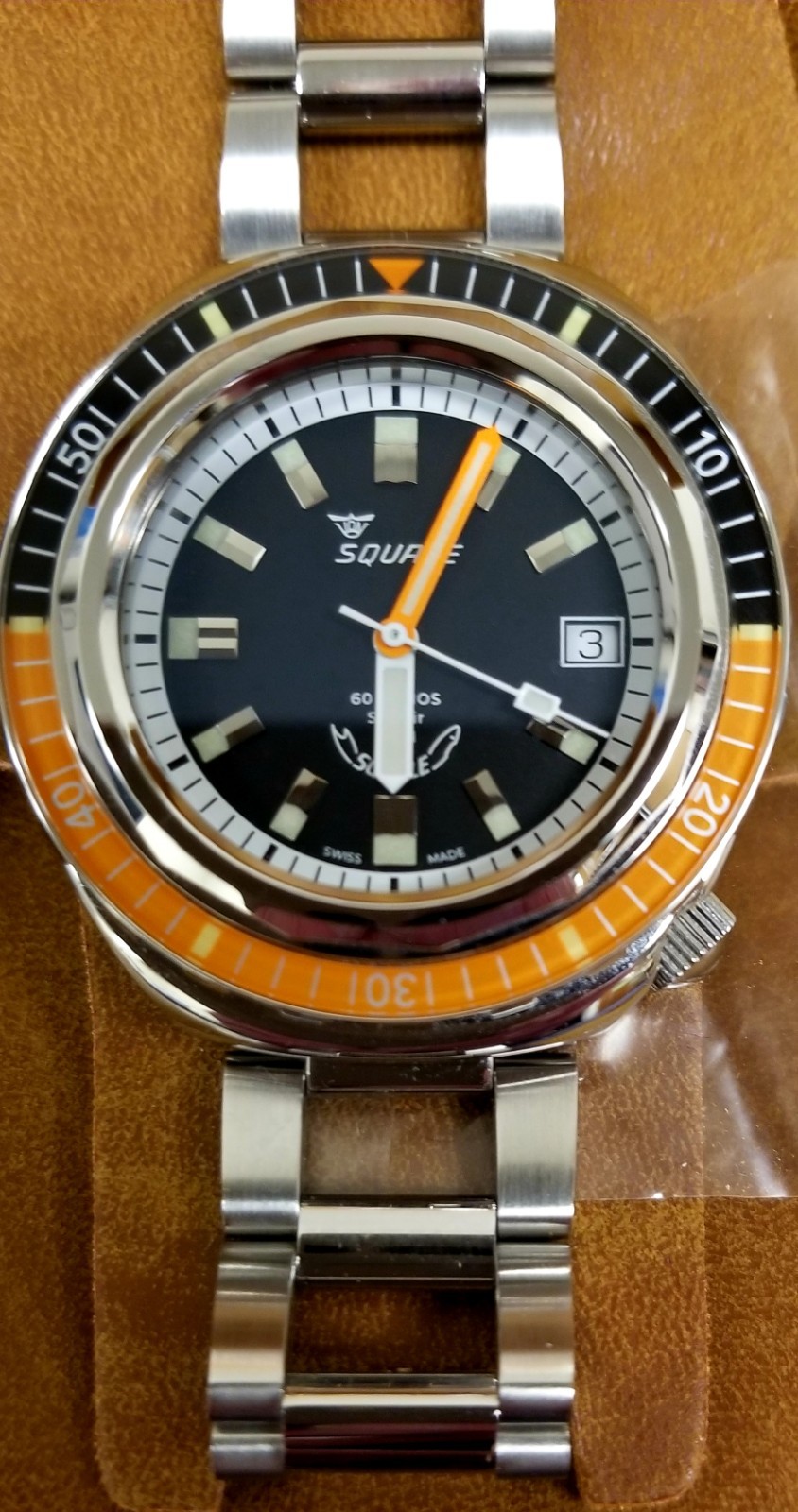 Squale 2001 Heritage 60 Atmos Limited Edition of 300 Pieces, Swiss Made, 600m WR