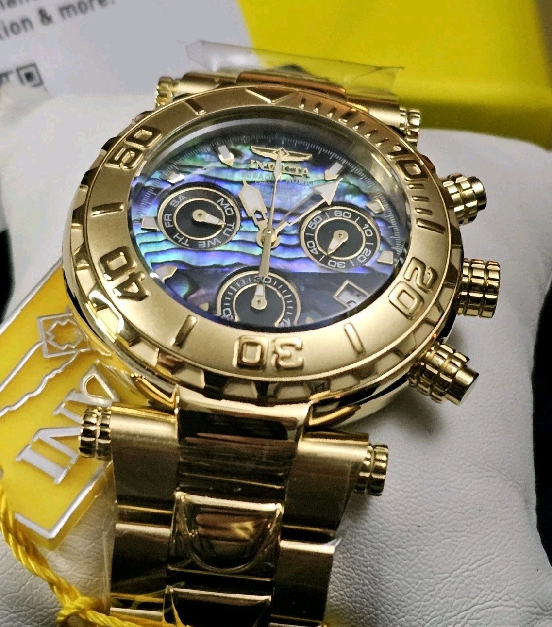 Invicta – Subaqua Noma I – Swiss Z60 – Limited Edition – Gold Plated mens watch