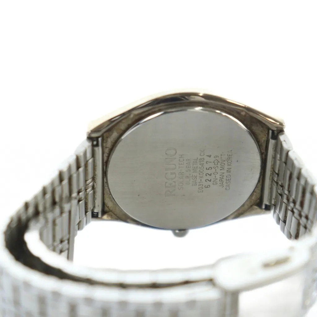 Citizen REGUNO E031K005418 Watch, Solar Powered, White Dial, Silver Logo ■GY11