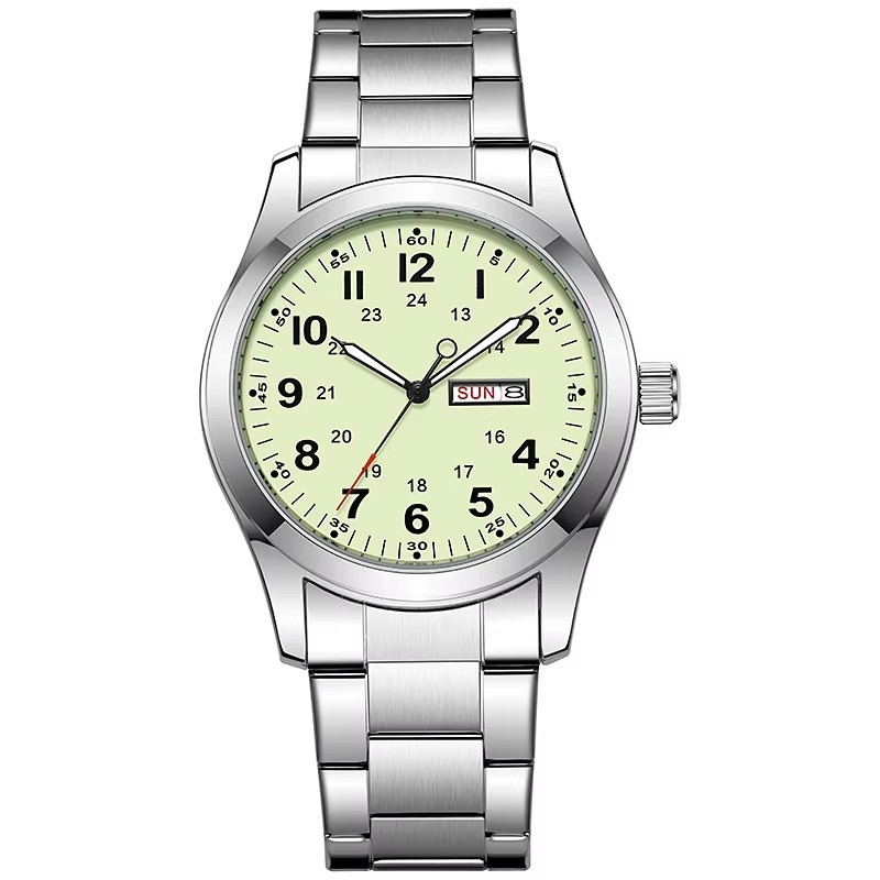 New Watch Quartz Speedometer Luminous Dial 42mm Glow in the Dark Luminous Dial