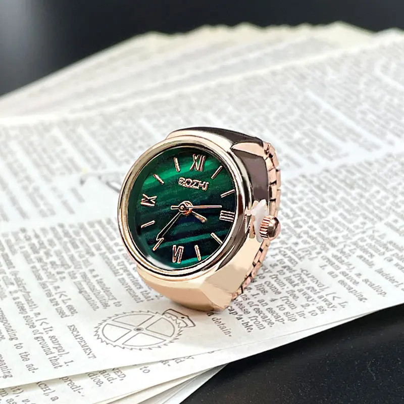 Hot Selling Finger Watch Ring Creative Movement Fashion Accessories Vintage Allo