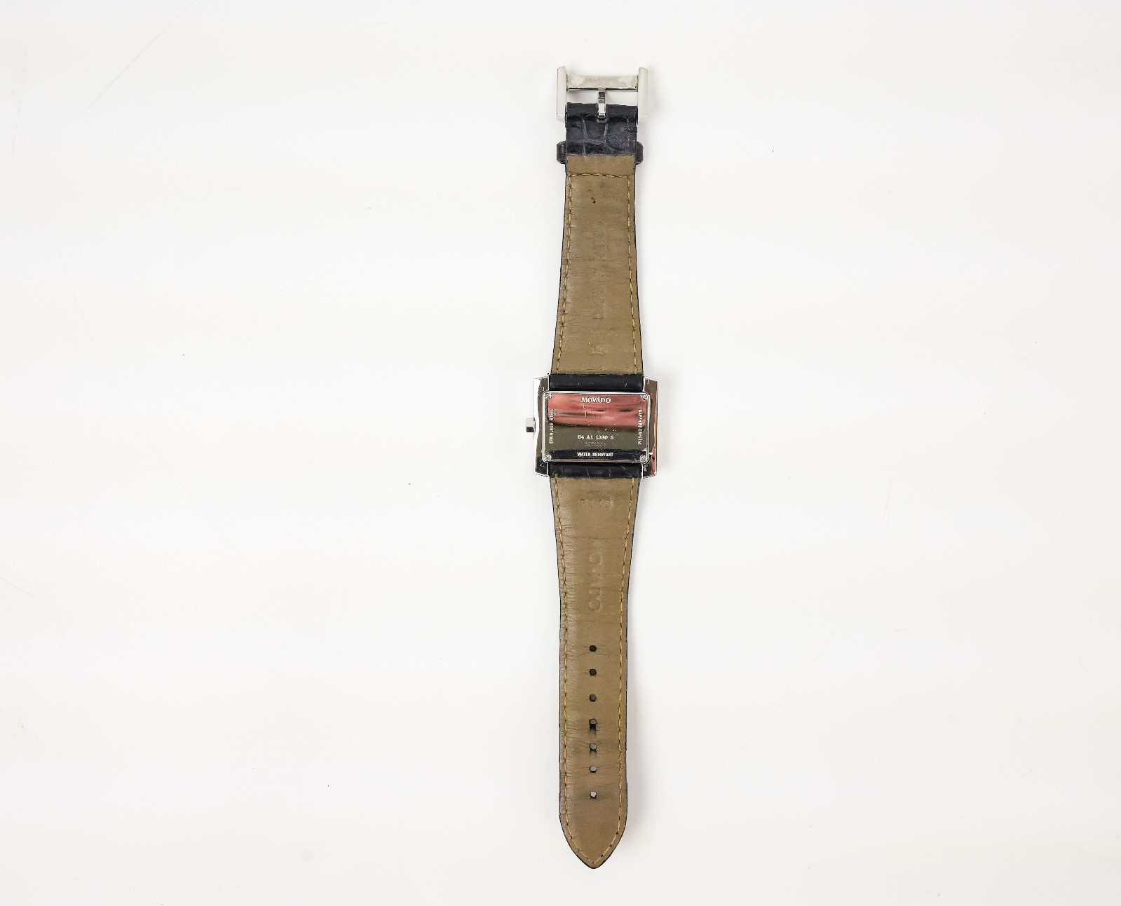 Movado Women’s Eliro Diamond Watch w/ Alligator Leather Band – 84 A1 1380 S