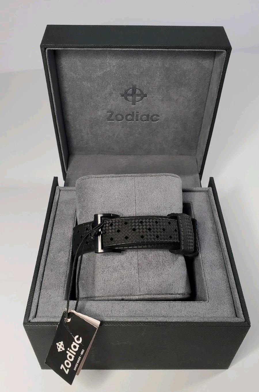 NEW Zodiac Super Sea Wolf Ceramic Compression Diver Automatic Watch Blue ZO9595