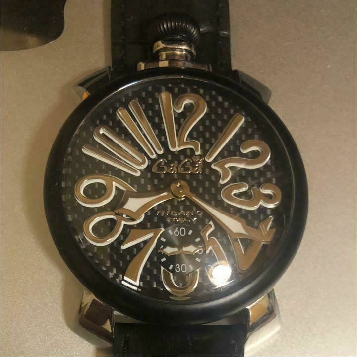 ​Men’s Watch GAGA MILANO Carbon Manuale 5013.01S Stainless Steel