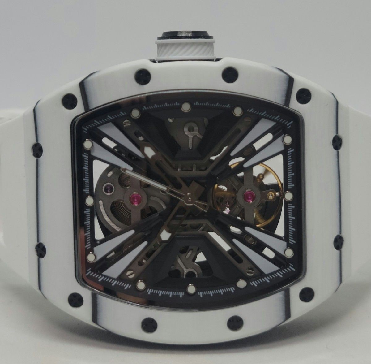 Invicta 49028 S1 Rally Vortex Automatic Watch White Rubber