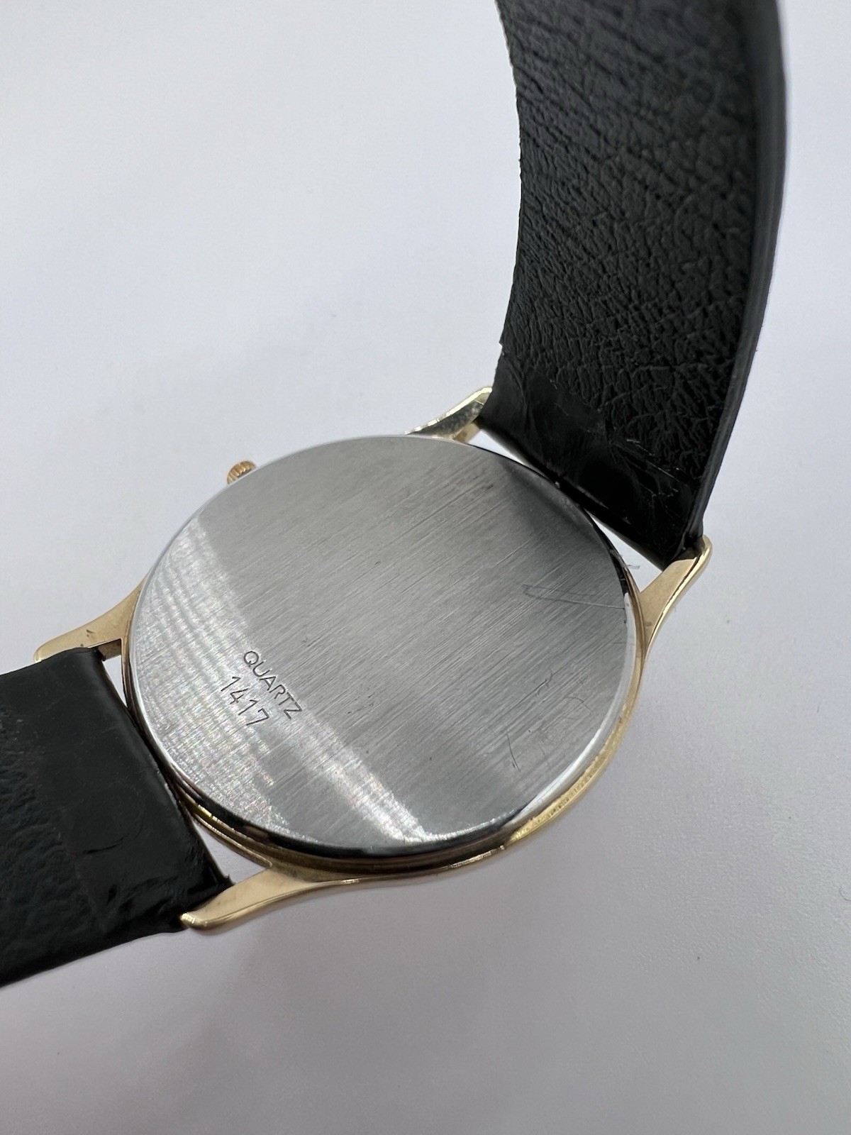 Vintage Rare Thin Omega Deville Gold Plated Guilloché Dial Men’s Watch With Box