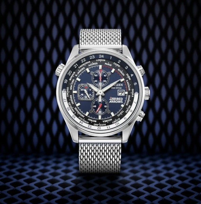 Citizen Eco-Drive Red Arrows Chronograph Blue Dial Men’s Watch – CA0081-78L