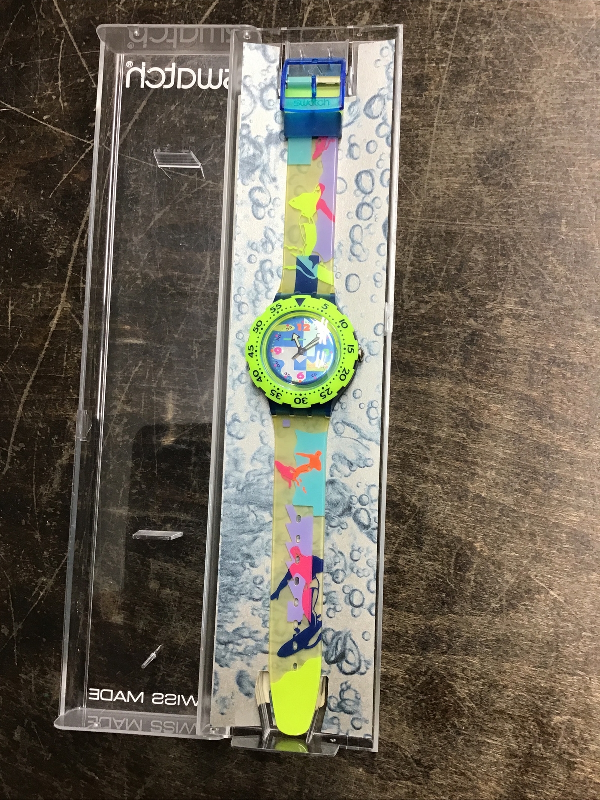 Swatch Scuba 200 With Box And Paperwork