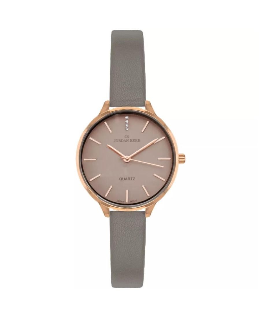 JORDAN KERR Women Analog Quartz Casual Watch Classic Dress 34mm Waterproof Round