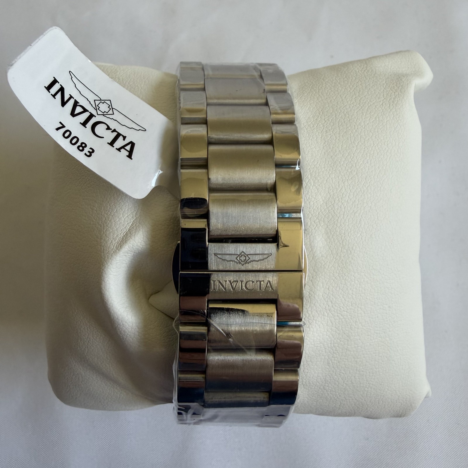 Invicta 70083 Racing Interpoint Men 43.5mm Steel Automatic Skeleton Watch New