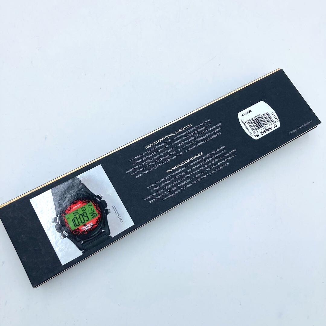 Timex Atlantis x Stranger Things Watch Limited Resin Strap Black TW2V51000 Boxed