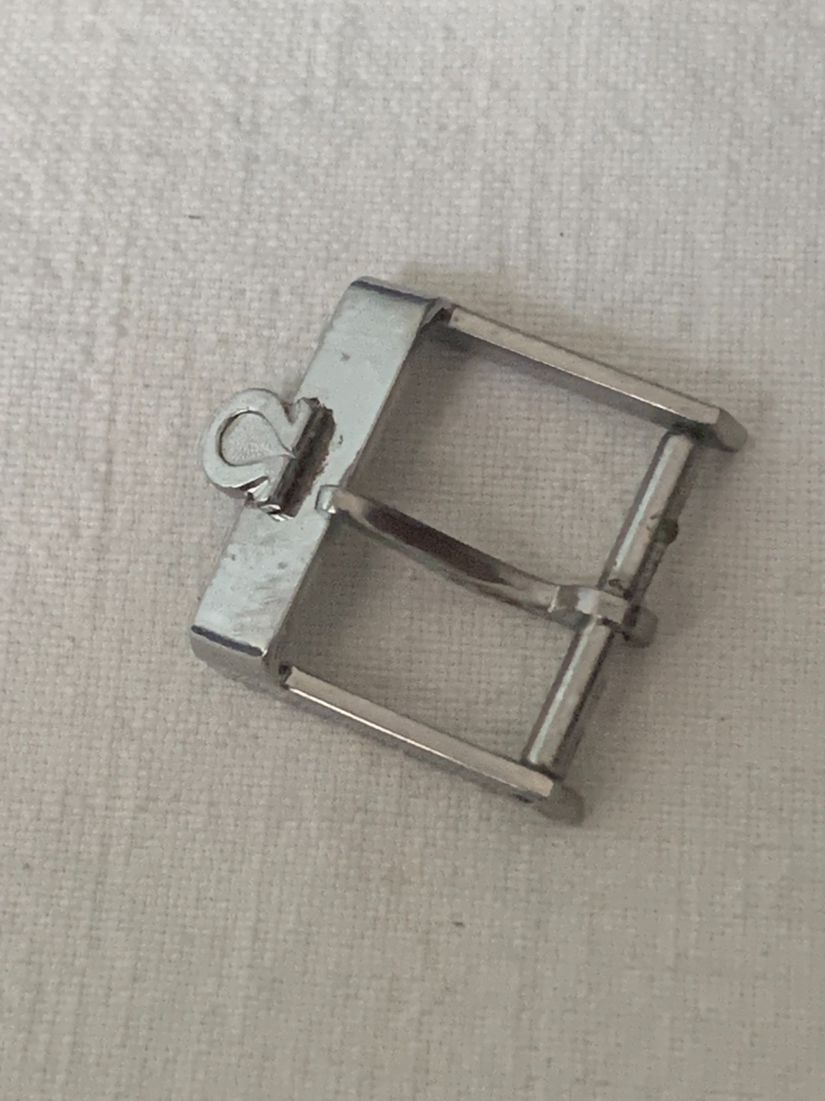 Omega steel buckle steel 14mm 1960s ORIGINAL