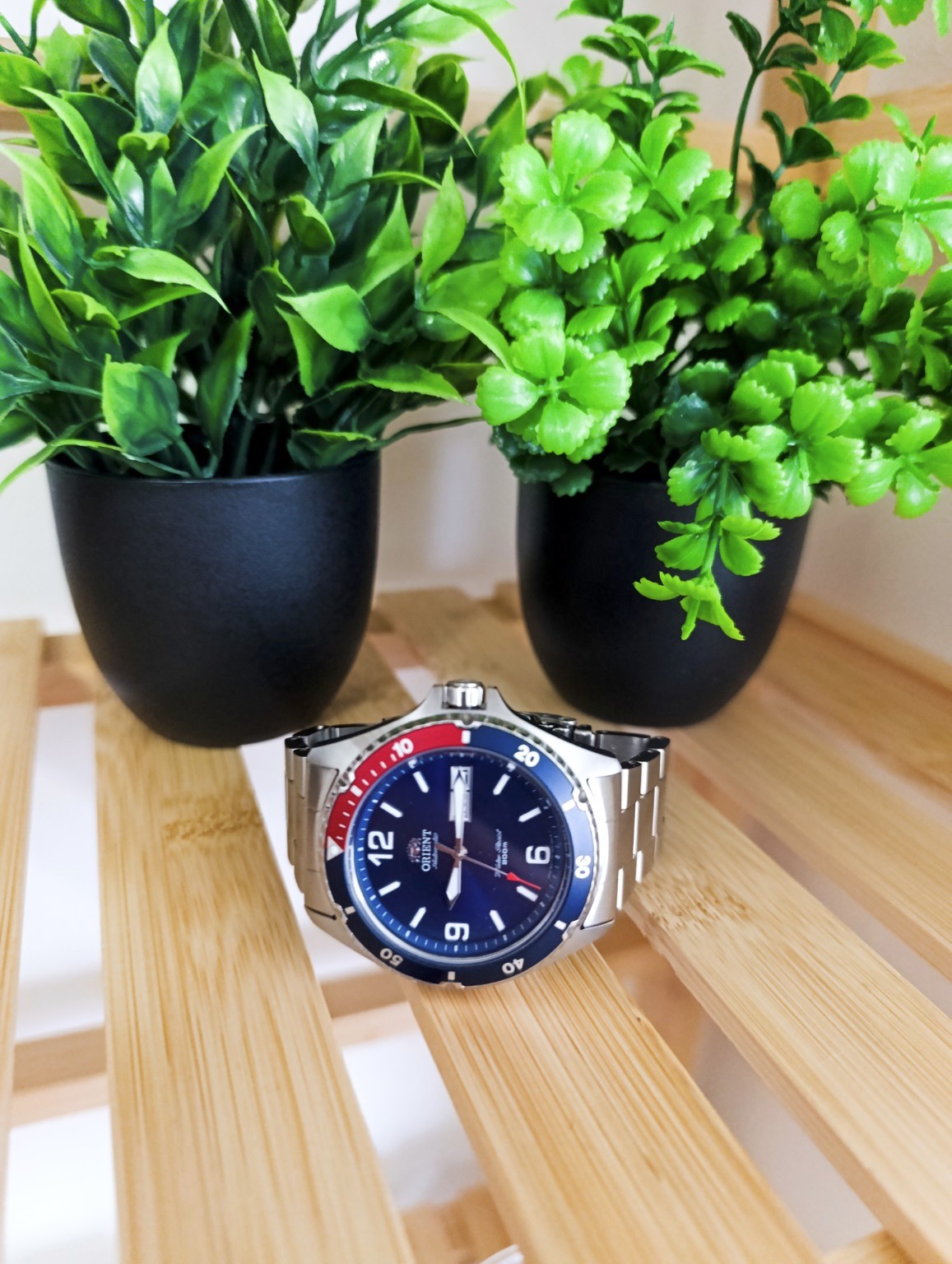 Orient Mako II Automatic Pepsi Diver 41.5mm Blue Dial FAA02009D9 200M
