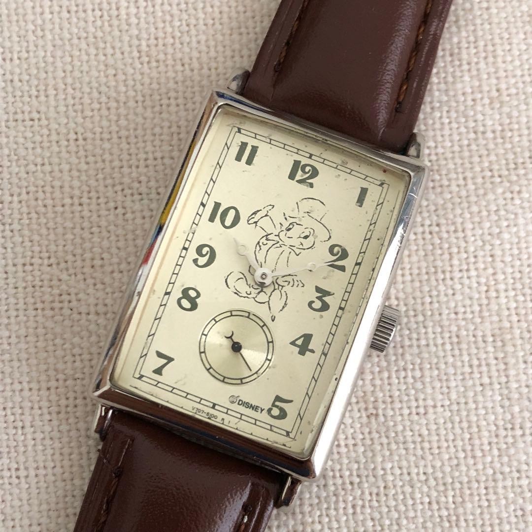 SEIKO ALBA Jiminy Cricket Quartz Watch 23mm Wrist 16.5-20cm From Japan
