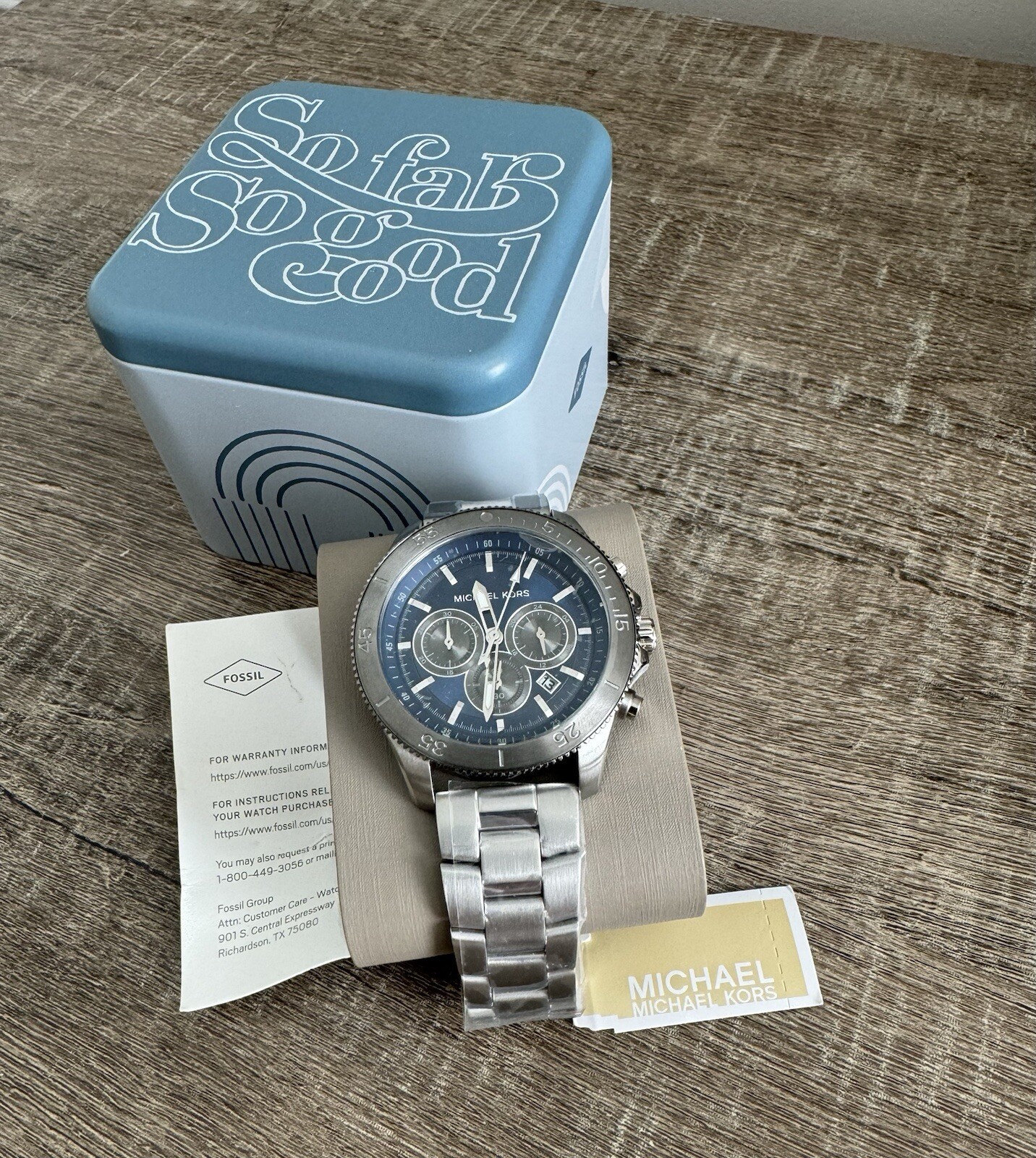 Michael Kors Watch Men MK8662 Brand New With Tags and Fossil Box