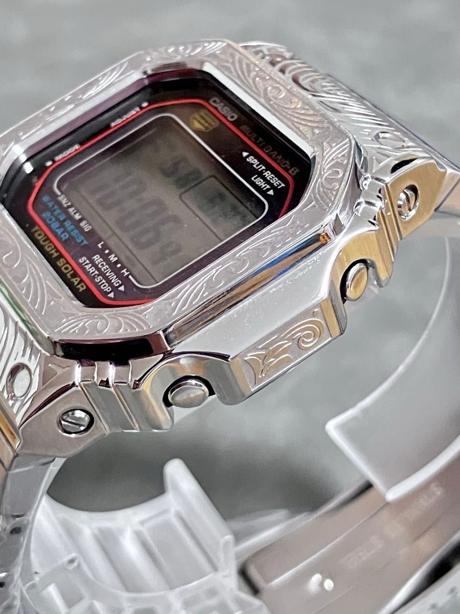 CUSTOM Casio G-Shock GW-M5610U Digital Men’s Wrist Watch Silver New item No Box