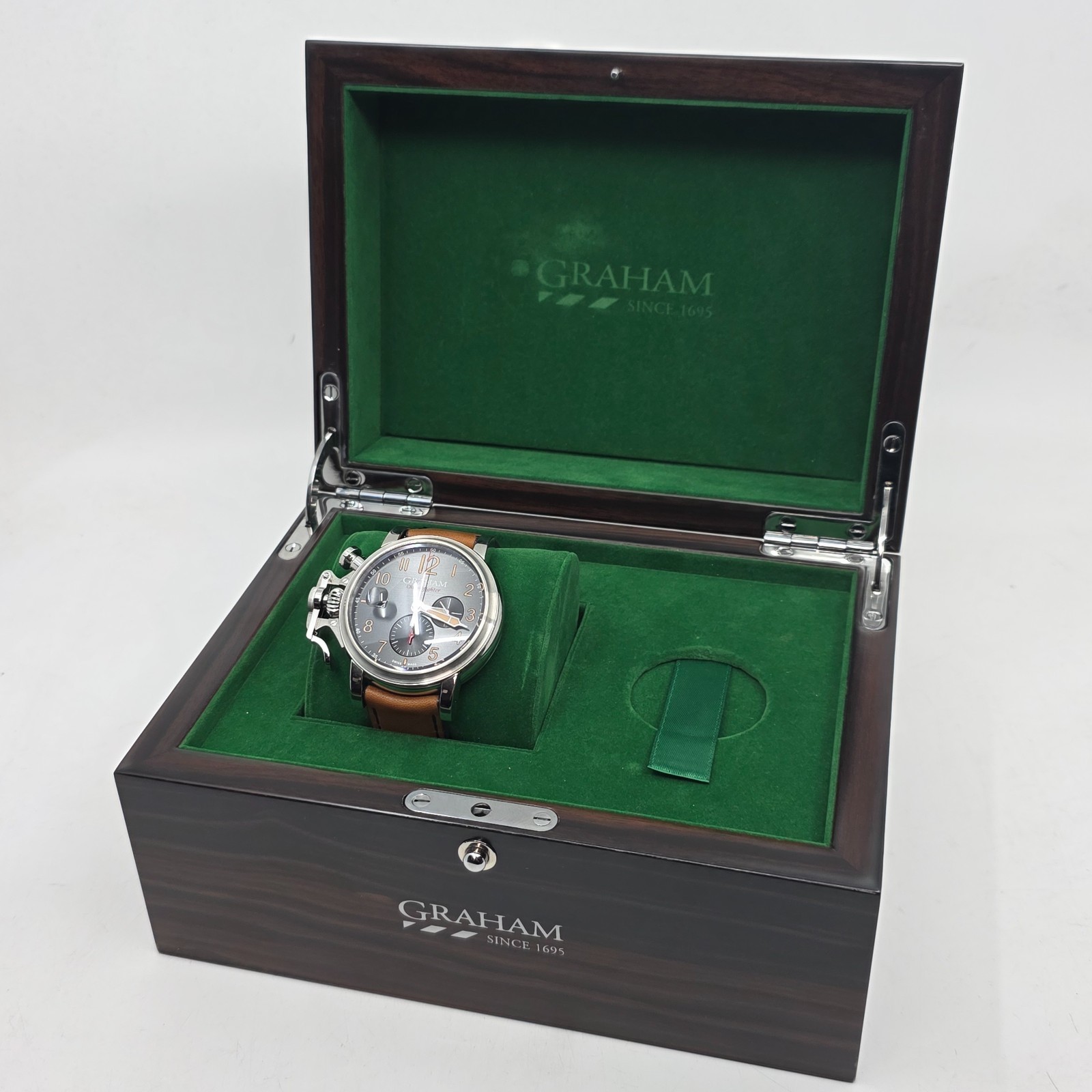 Graham Chronofighter Automatic Chronograph 47mm Stainless Steel Near Mint W/ Box