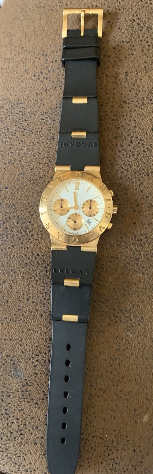 Bvlgari Diagono Chronograph SOLID 18kt Yellow Gold CH 35 G
