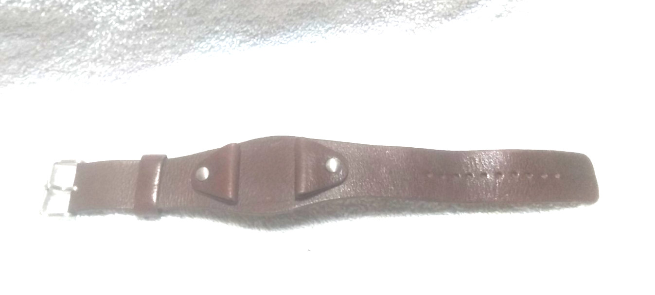 Fossil Watch Brown Leather Replacement Band 1 Piece Strap Great Shape