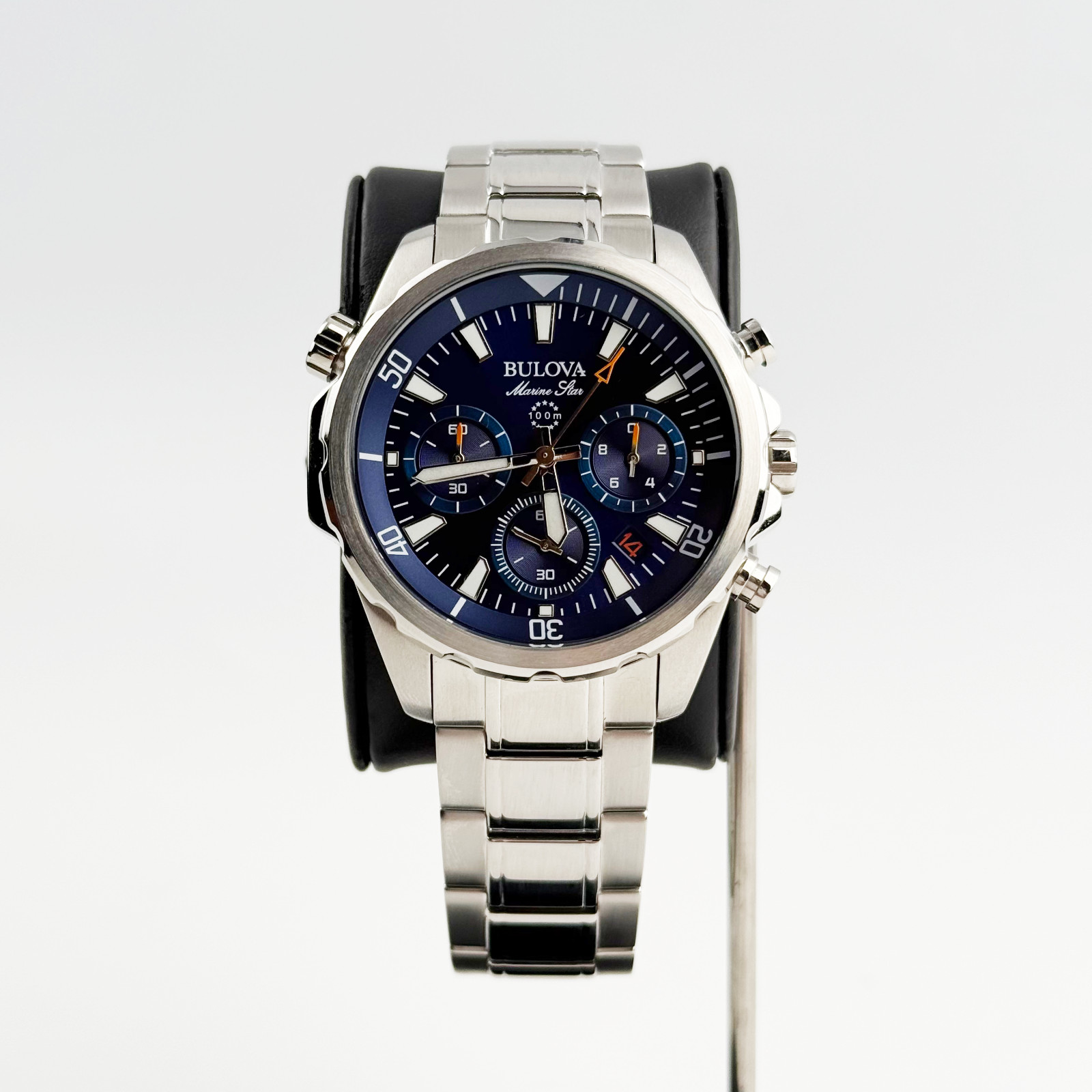 Bulova 96B256 Marine Star Men’s Quartz Watch Six-Hand Chronograph 43 mm