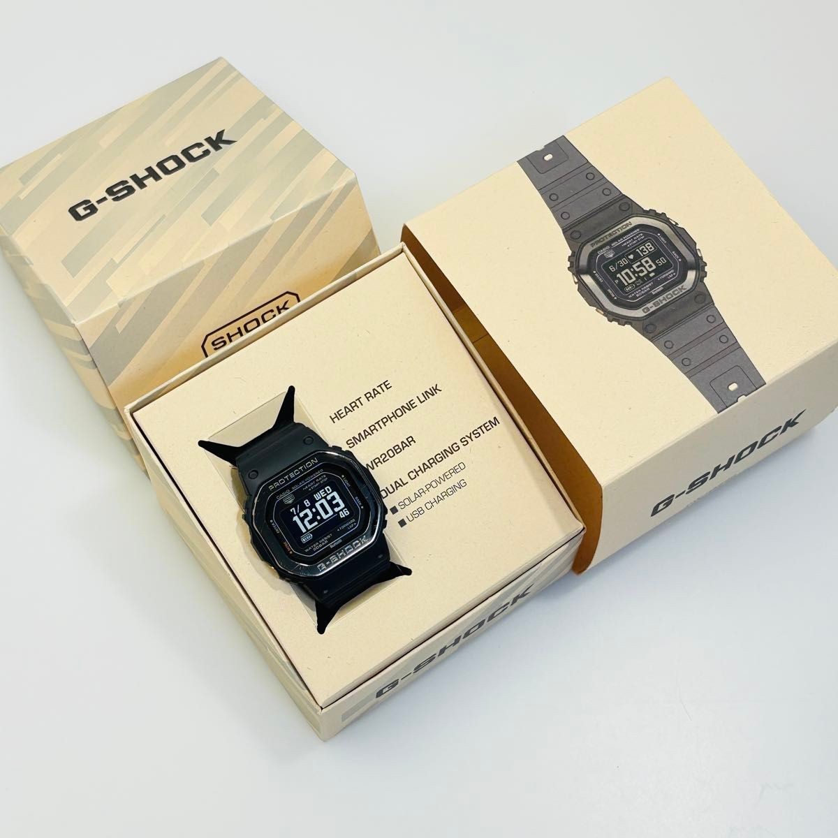 CASIO G SHOCK G SQUAD Wristwatch Radio Solar Digital DW H5600MB 1JR