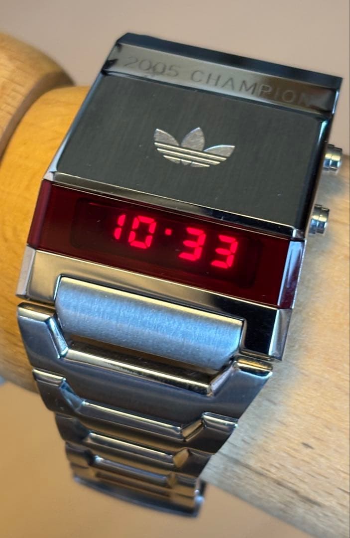adidas Watch 60 s Trefoil LED Vintage With Box Excellent Condition Rare
