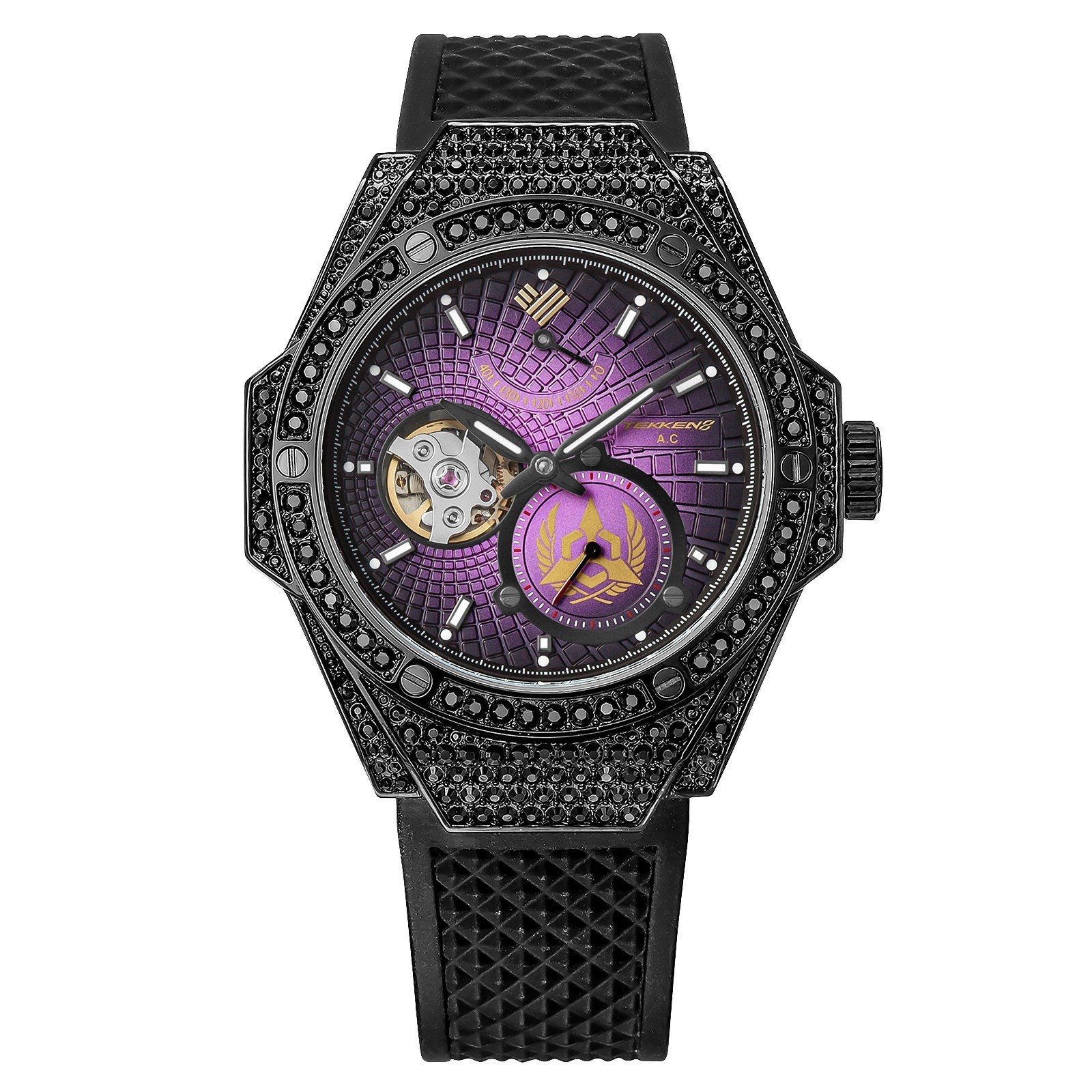 Angel Clover Watch TCD45PBU-WH Solar Stainlesssteal Men’s TEKKEN Collaboration