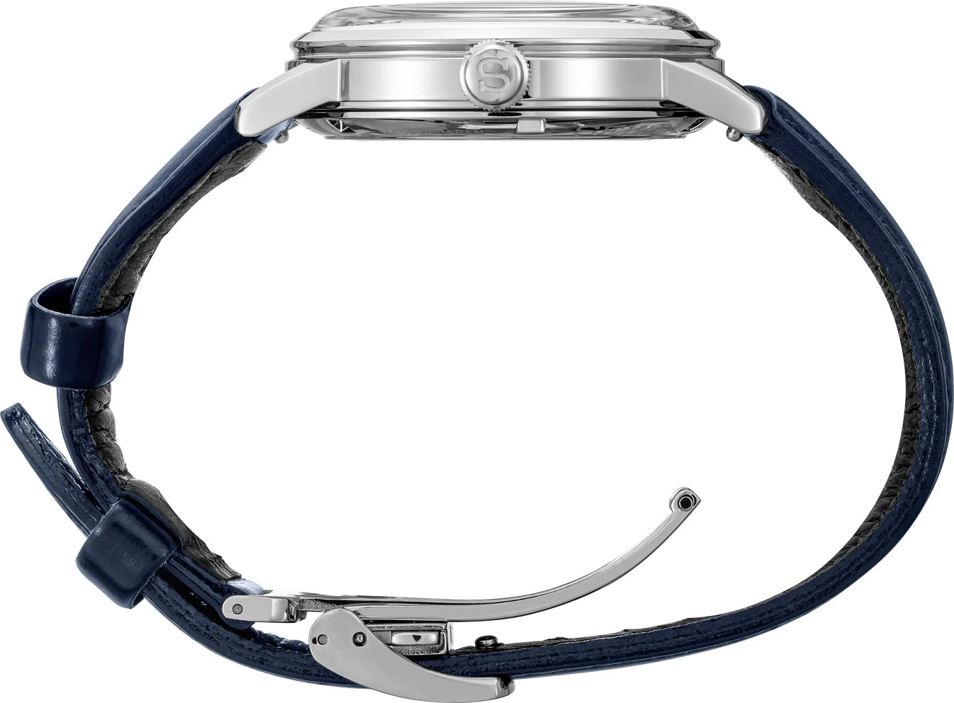 Seiko Presage Cocktail Time Automatic Leather Strap Blue 38.5 mm Watch – SRPE43