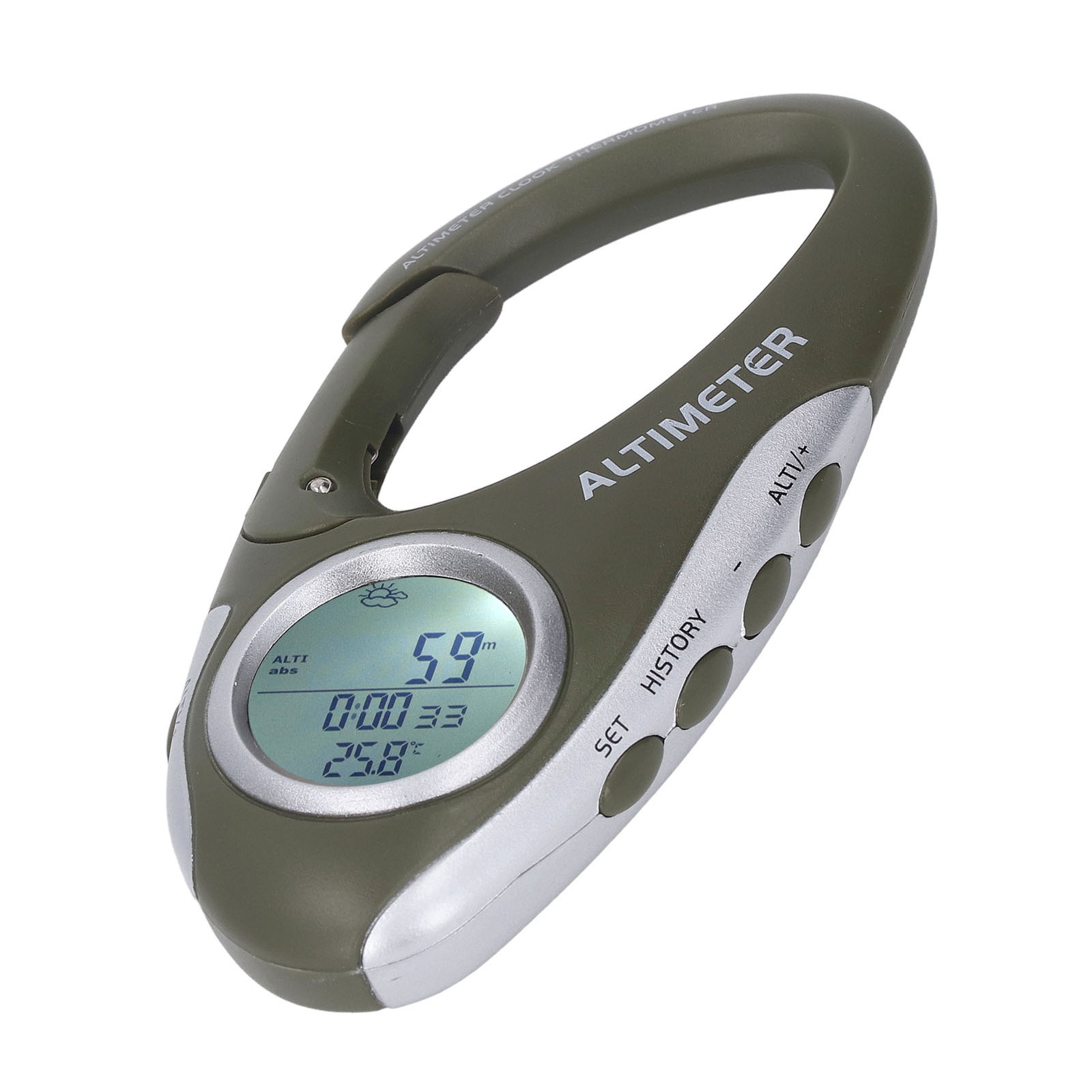 DIGITAL Altimeter Barometer ABS Housing Backlight Altitude Barometer Sports