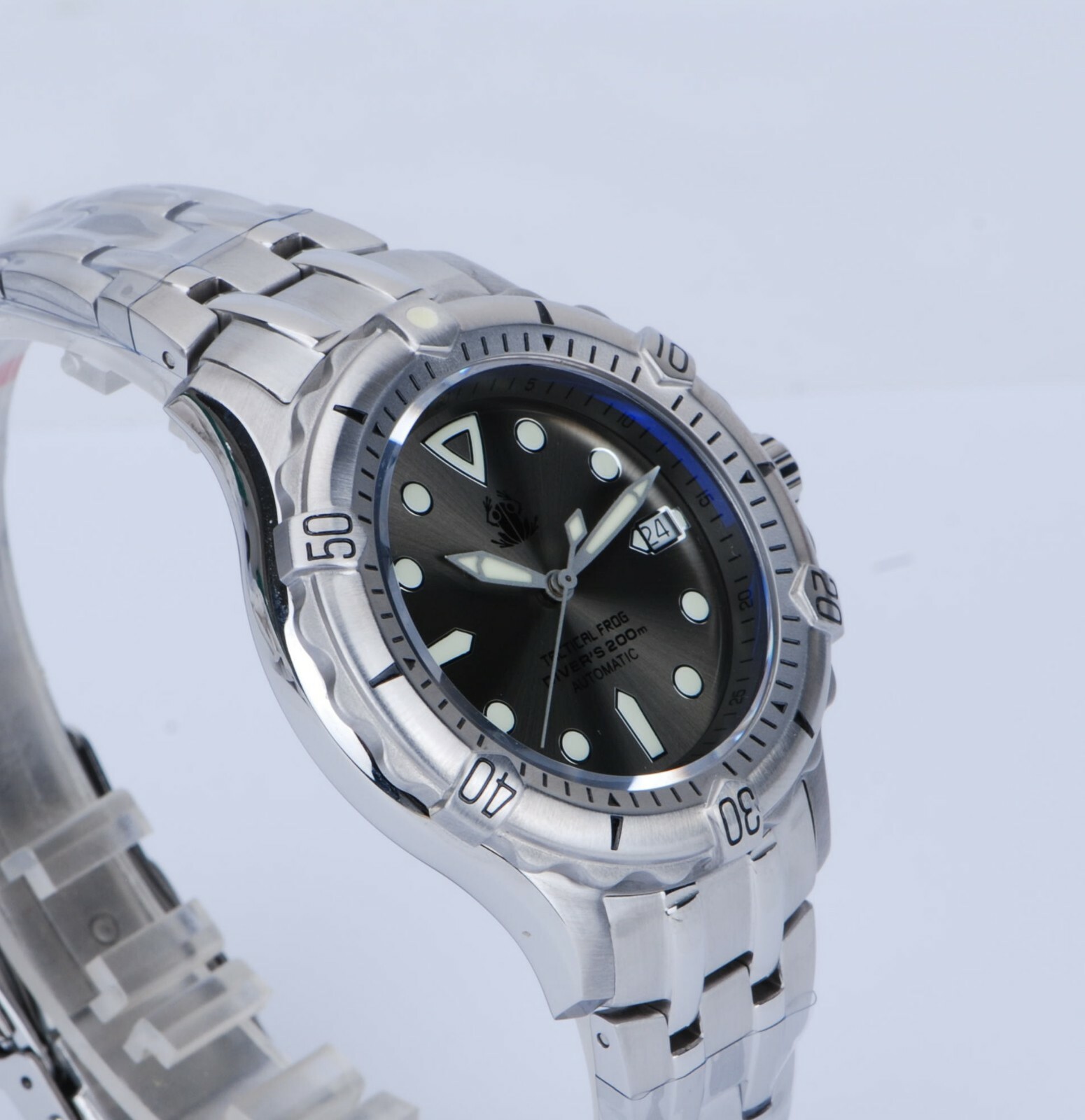 TACTICAL FROG Promaster SS Bezel NH35A Automatic 200m Diver Watch C3 316L 42mm