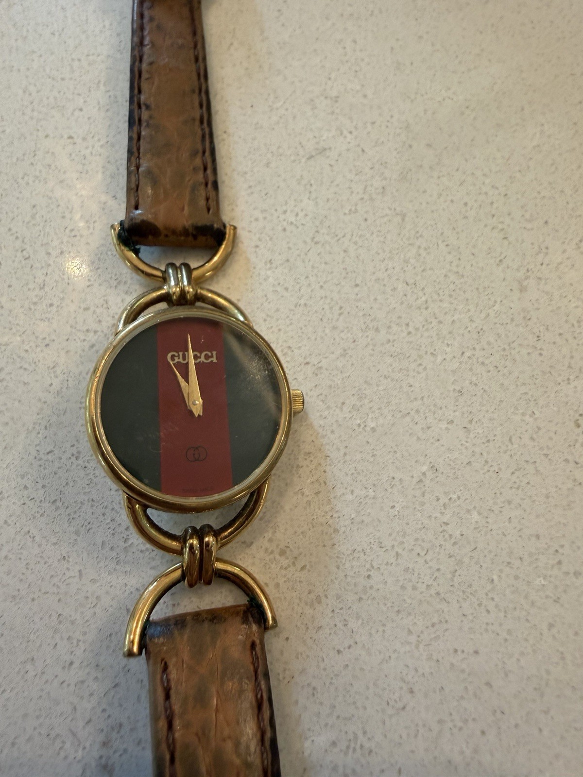 Vintage Gucci 6000L Horsebit Watch (Needs Battery / New Strap)