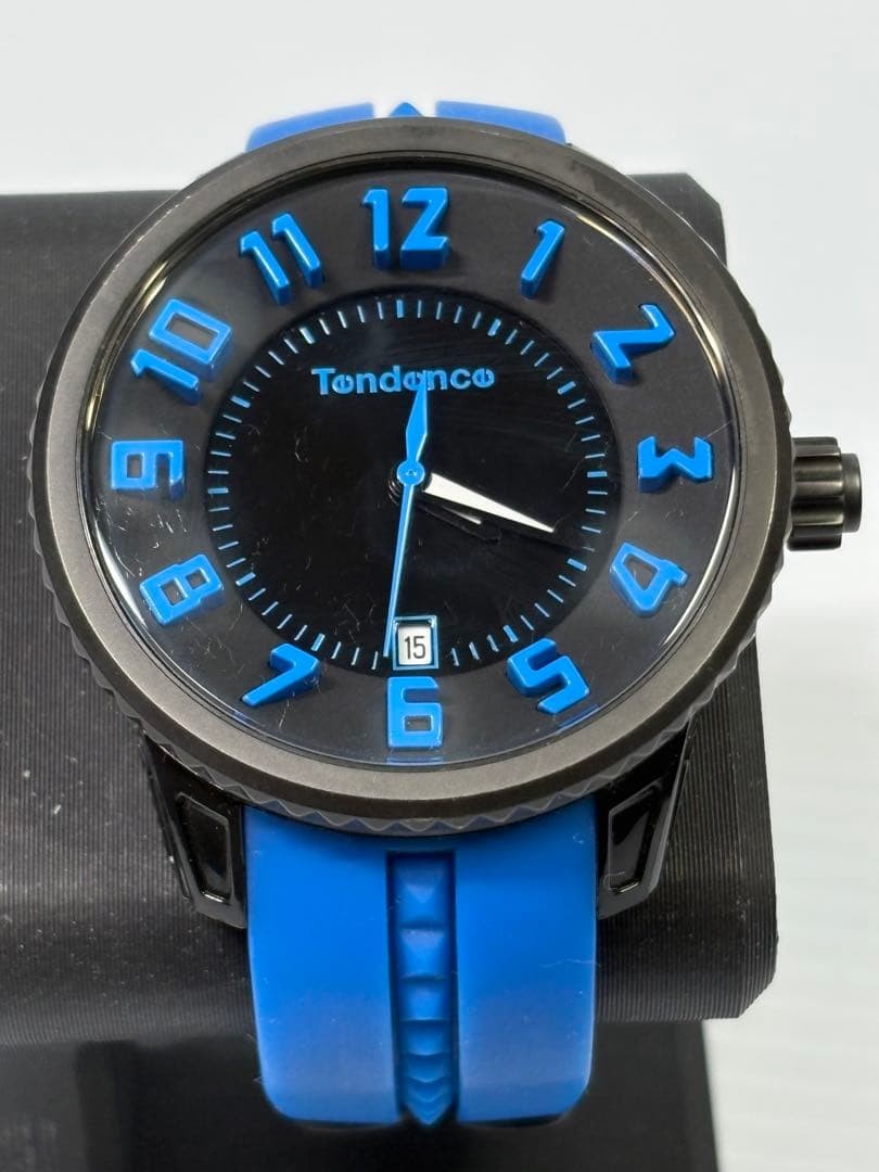 TENDENCE Gulliver Medium Watch Unisex Black Blue 10ATM Genuine Authentic