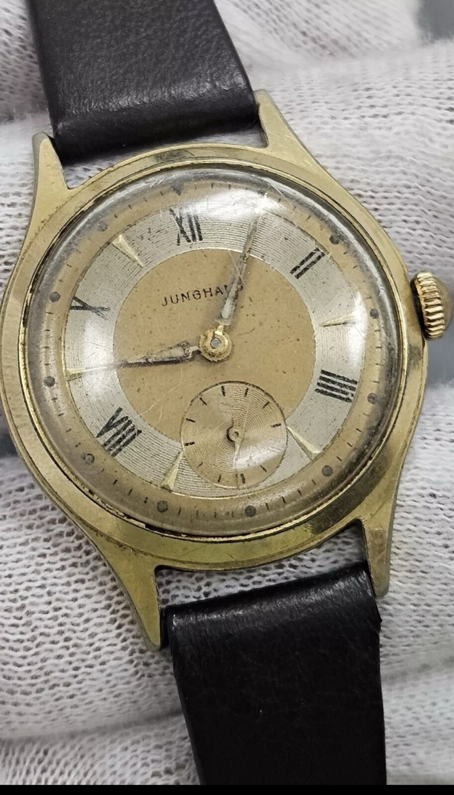 Junghans Men’s Manual-Wind Cal. J93 Watch Vintage Working Mechanical
