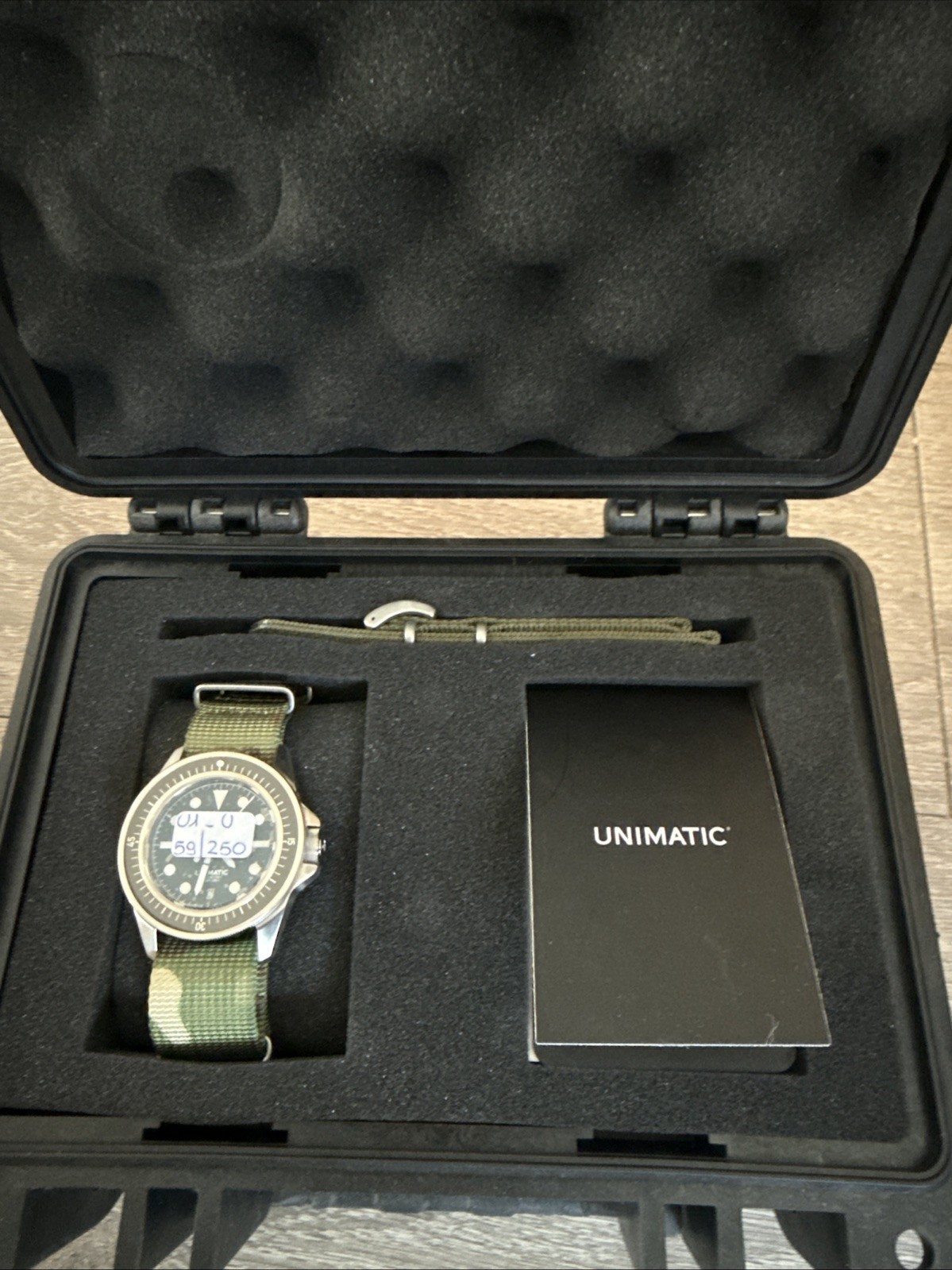 UNDEFEATED X UNIMATIC LIMITED EDITION AUTOMATIC WATCH WITH BOX AND TAGS NEW